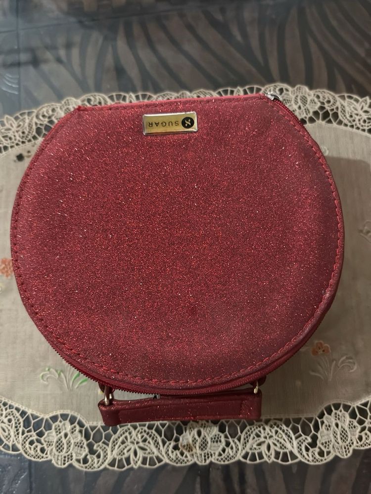 Sugar Sparkling Red Makeup Box