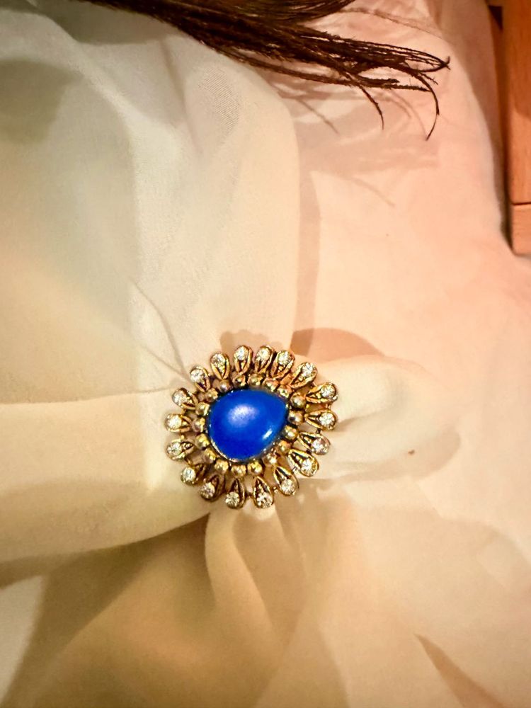 Stunning Blue Gemstone Ring