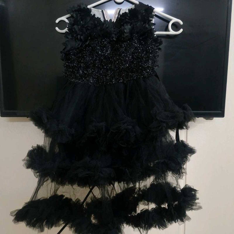 Stunning Black Embellished Gown