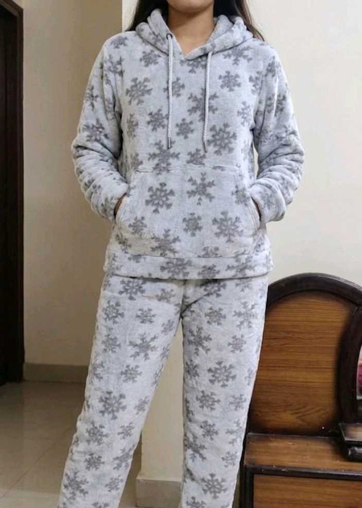 Cozy Snowflake Pajama Set