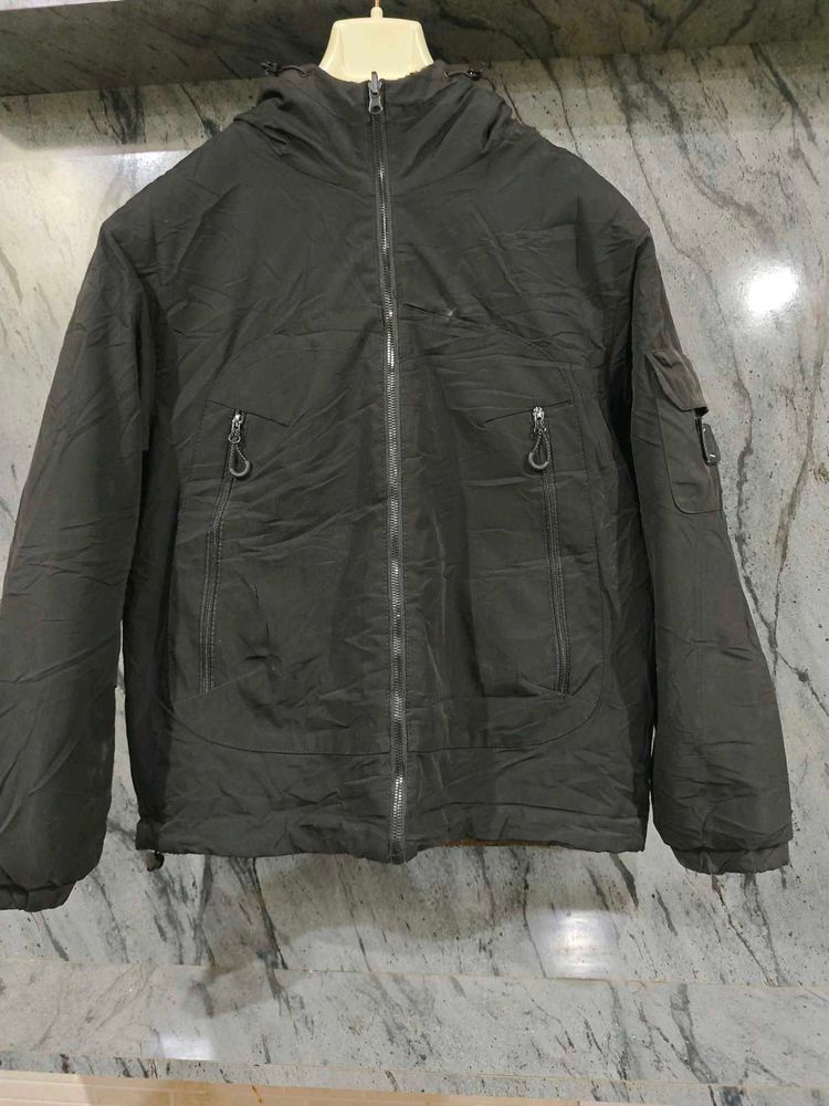 Men's Black Bomber Jacket
