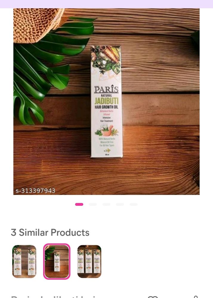 Natural Paris hair oil