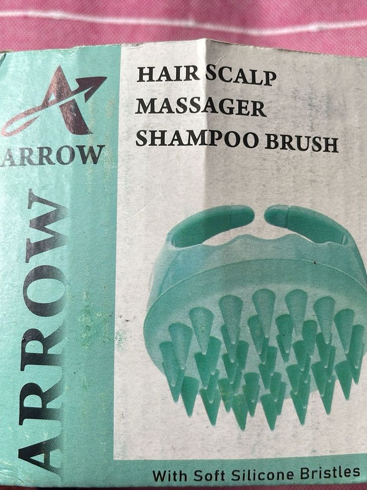 Hair Scalp Massagerand Garlic Press Combo