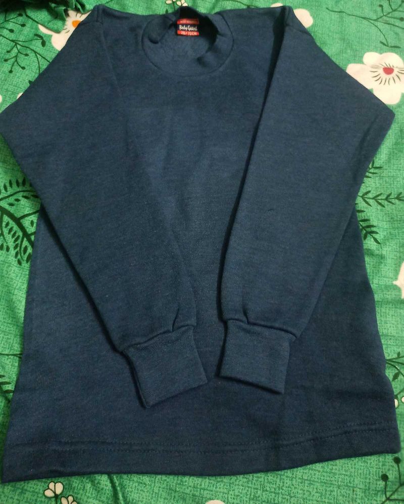 Blue Long Sleeve Top
