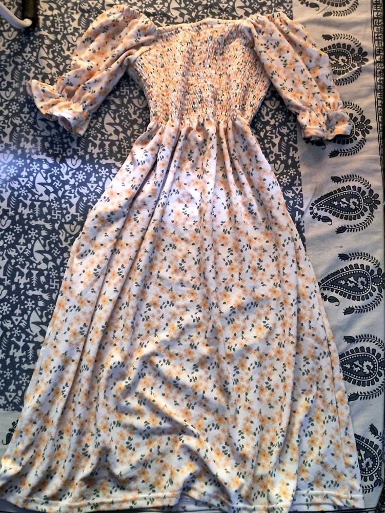 ⋆.coquette floral maxi dress ꩜