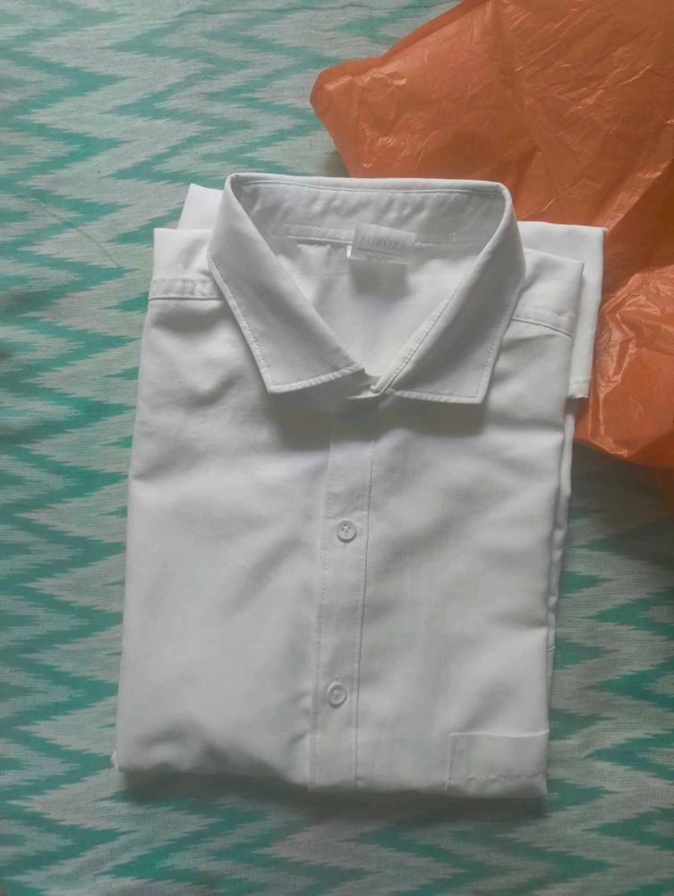 Classic White Men's Shirt