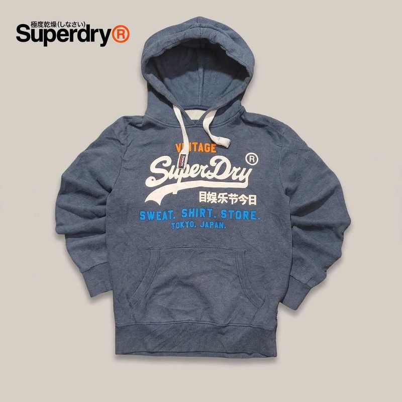 Superdry Orange Label Vintage Logo Hoodie