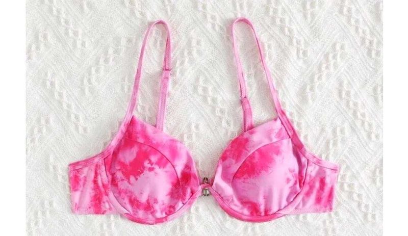 Pink Tie-Dye Bikini Top/Bra