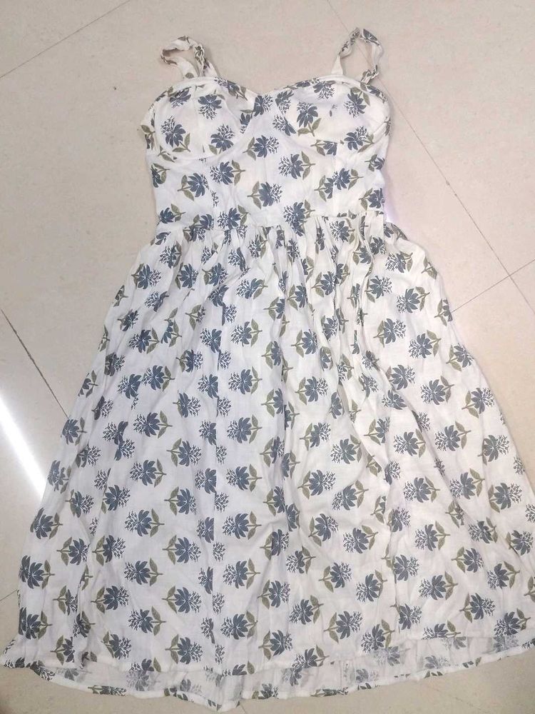 Cute Floral Print Summer Dress