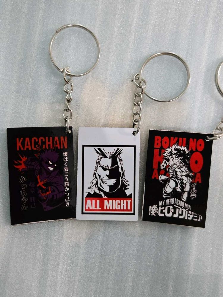 "My Hero Academia" Keychains X 3pcs