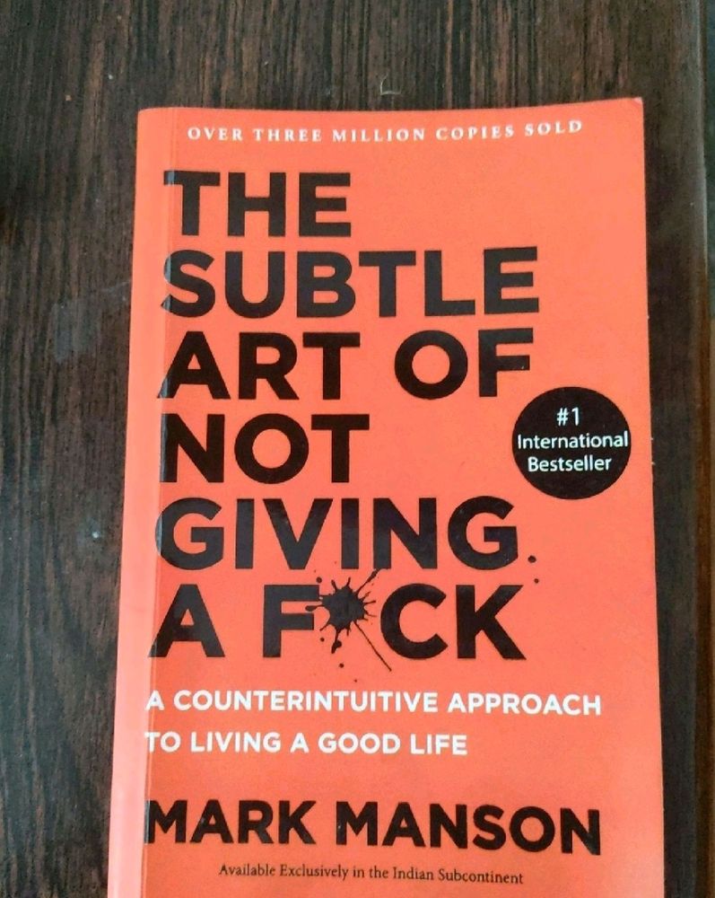 Subtle Art Of Not Giving Brand New Unused