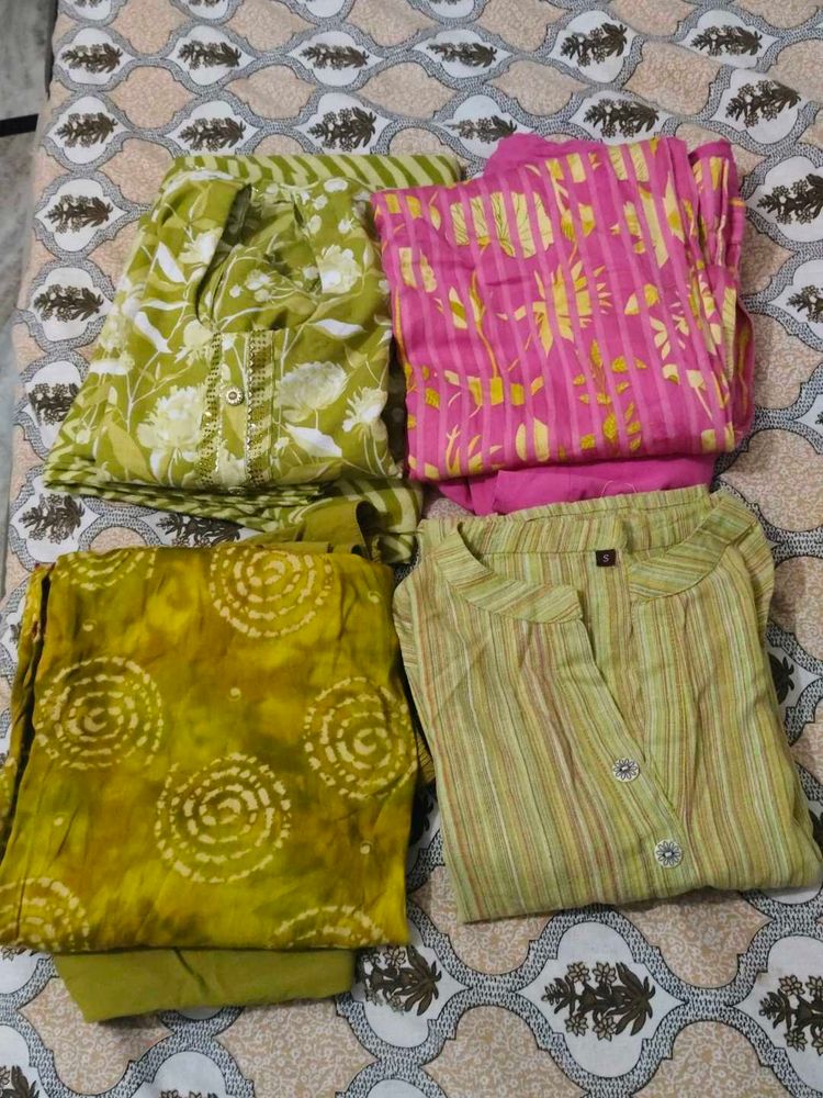 Vibrant Cotton Kurta Sets