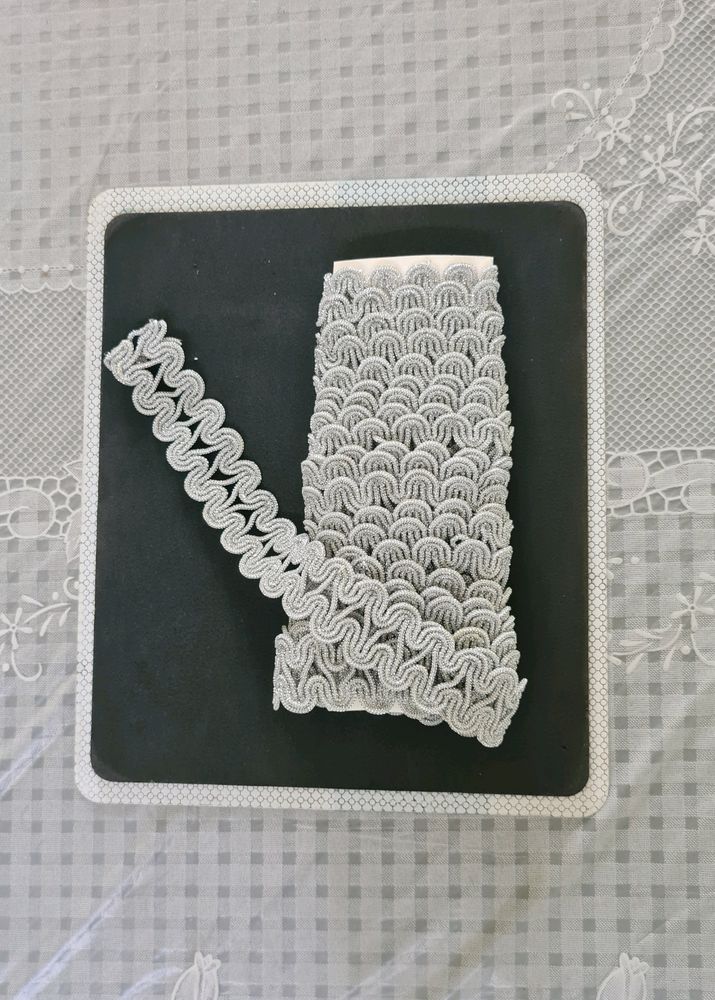 Pretty Ethnic Silver Lace