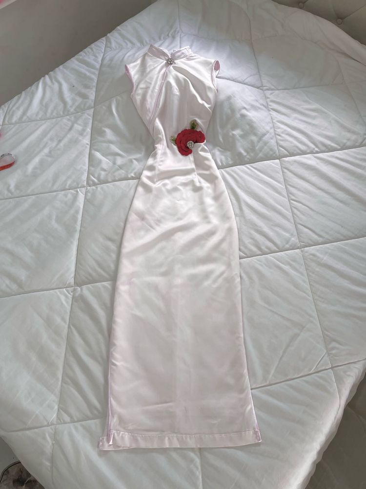 Elegant Pink Cheongsam qipao