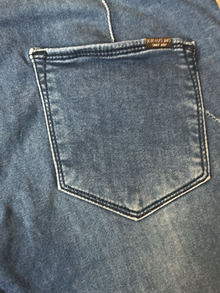 2 Blue Denim Jeans - Classic Pocket Detail- kraus