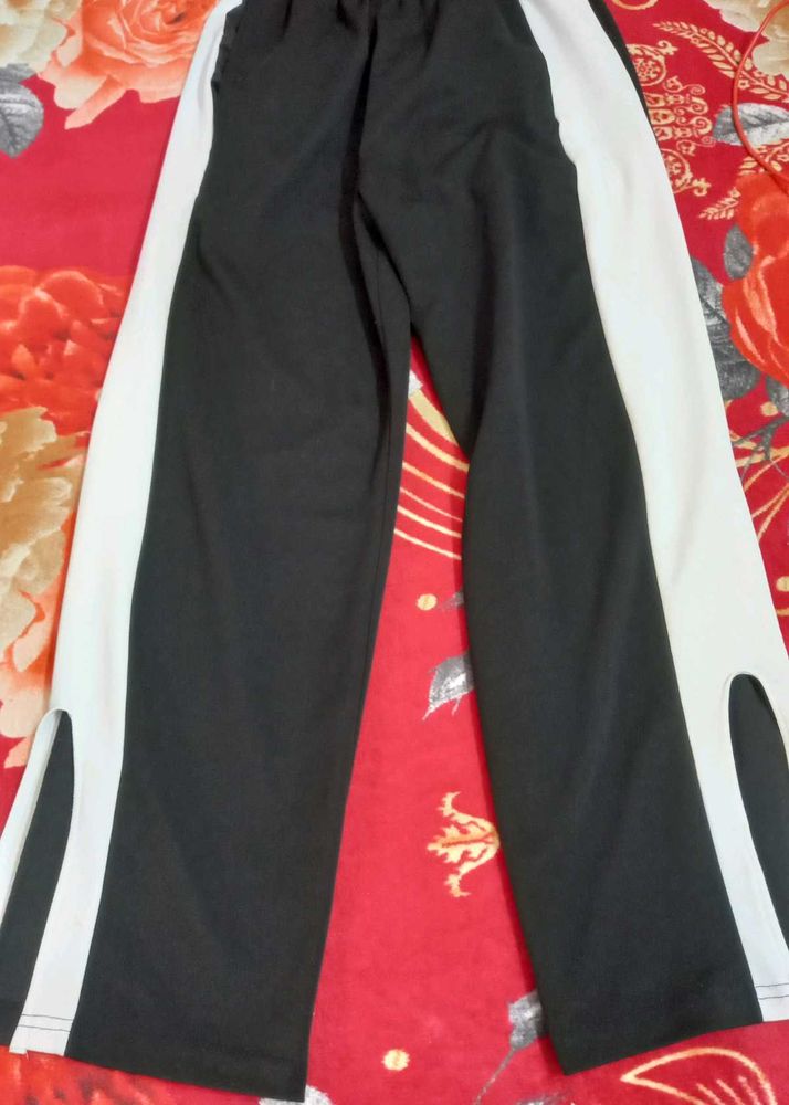 Stylish Black &amp; White Track Pants