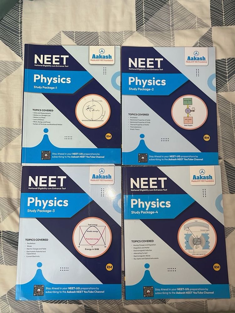 Aakash NEET Physics Study Packages 1-4