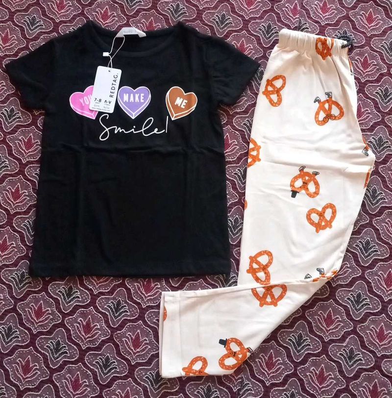 Cute Pretzel Pajama Set