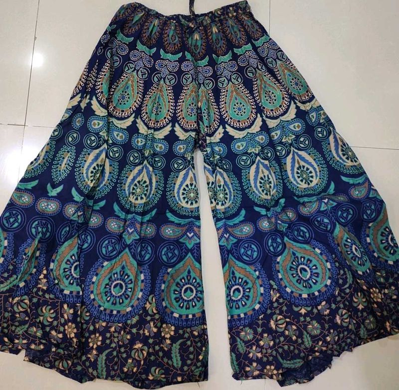 Boho Print Palazzo Pants