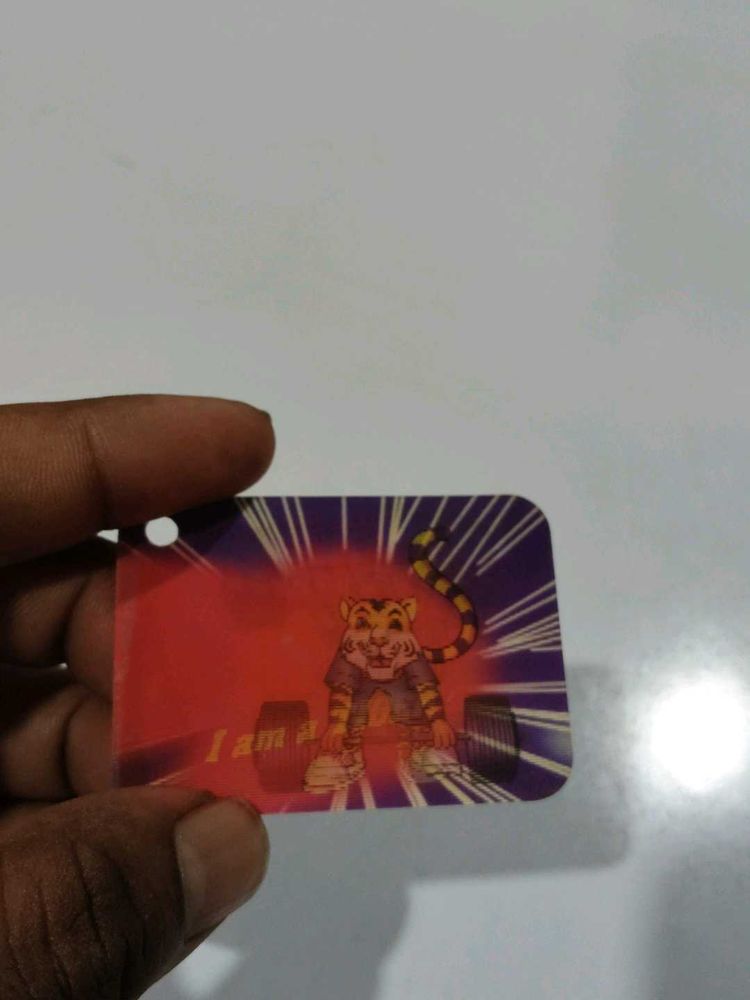 Vintage Tiger Keychain Charm