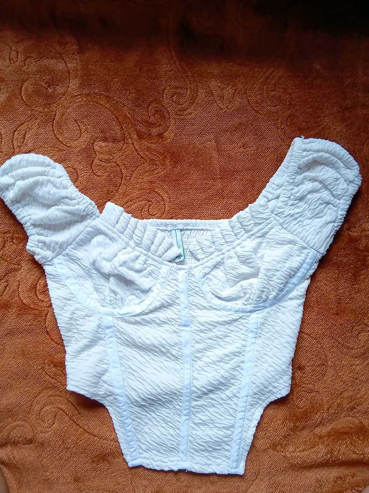 White Corset Top