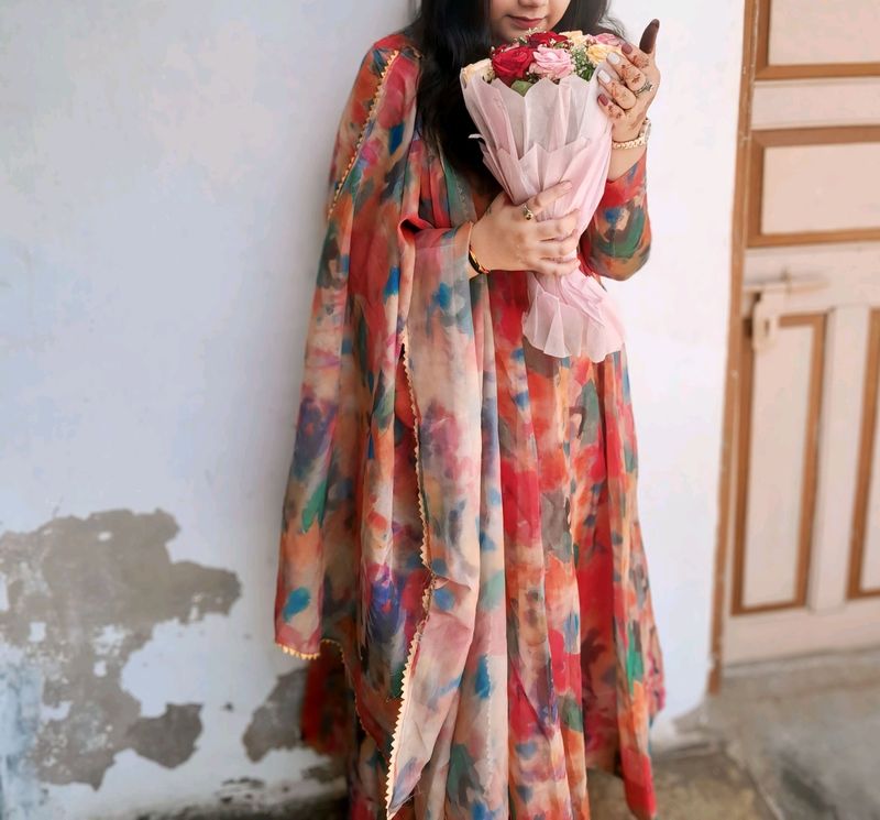 Anarkali Dress Set