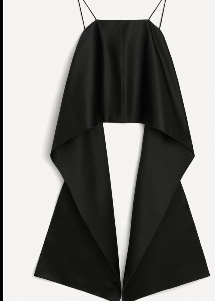 Chic Black Spaghetti Strap Top