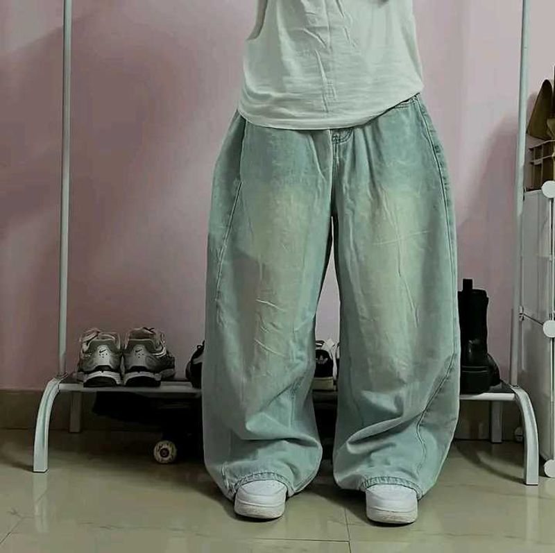 Oversized Baggy Light Wash Jeans From S-Bin Korean
