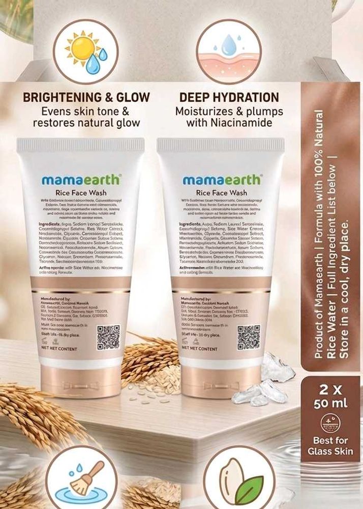 Mamaearth Rice Face Wash