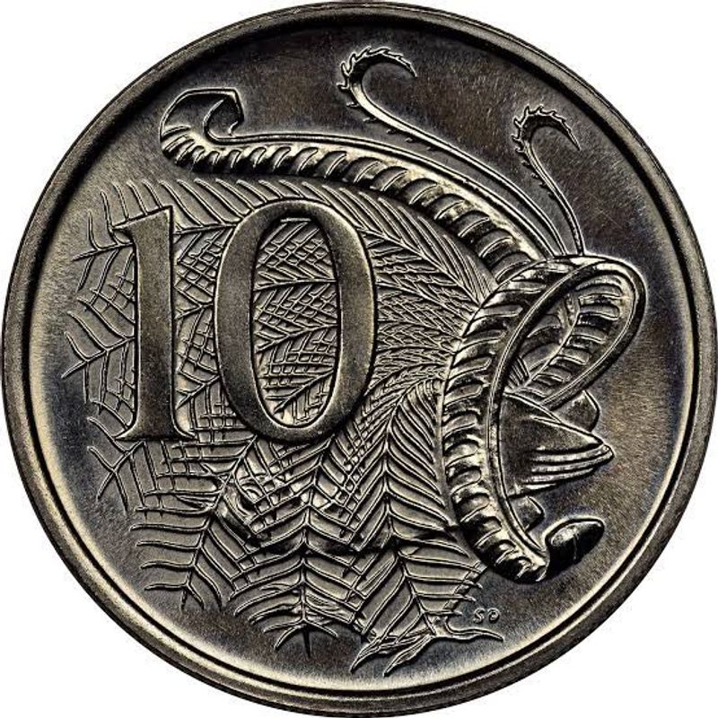 Australian 10 Cent Coin Year 2008 100% Original