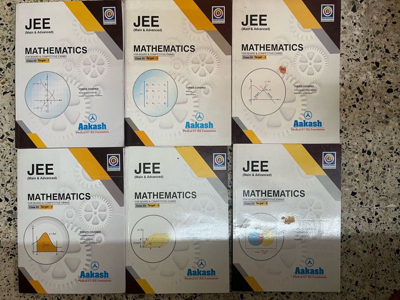 JEE Mathematics Books - Set of 6