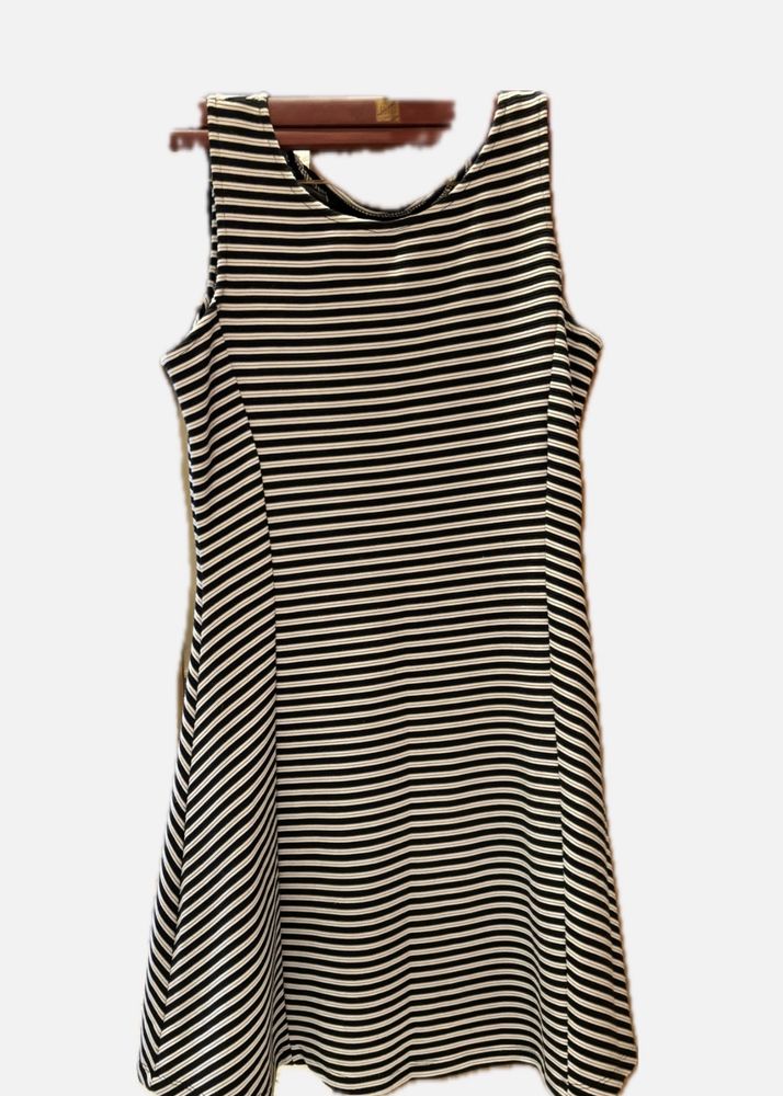 Striped Sleeveless Dress