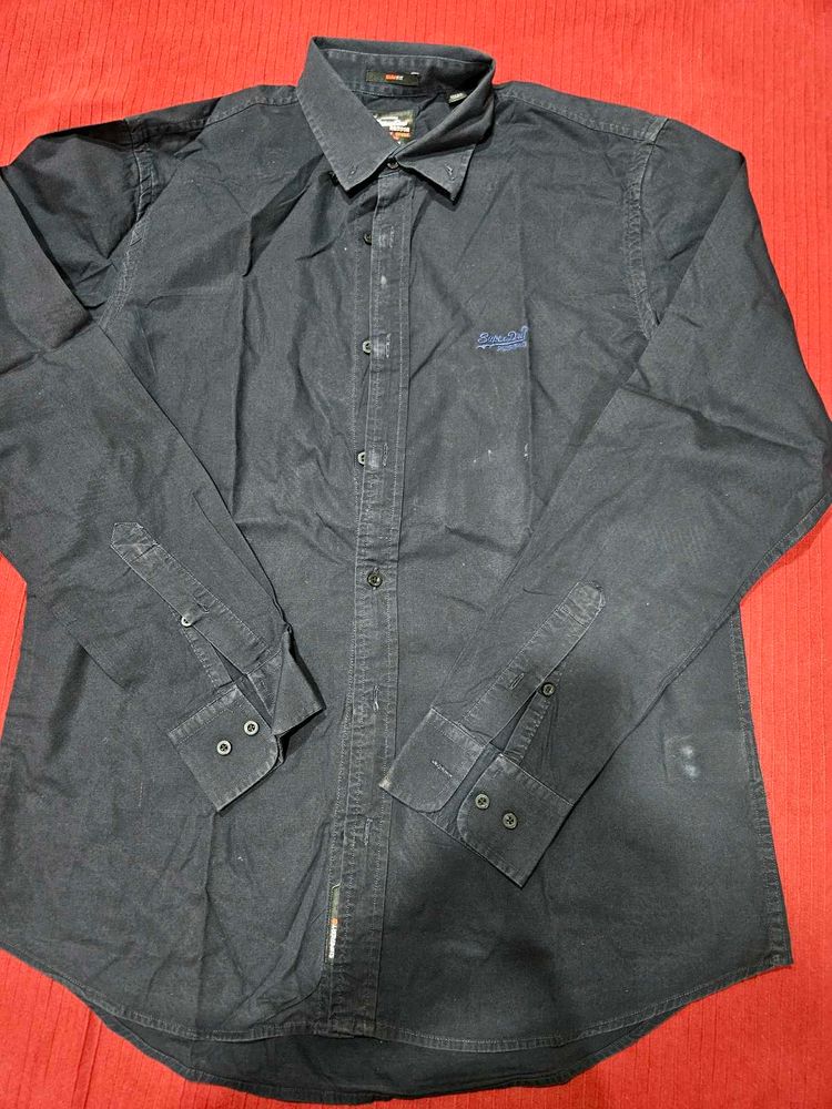 Superdry Men's Blue Shirt