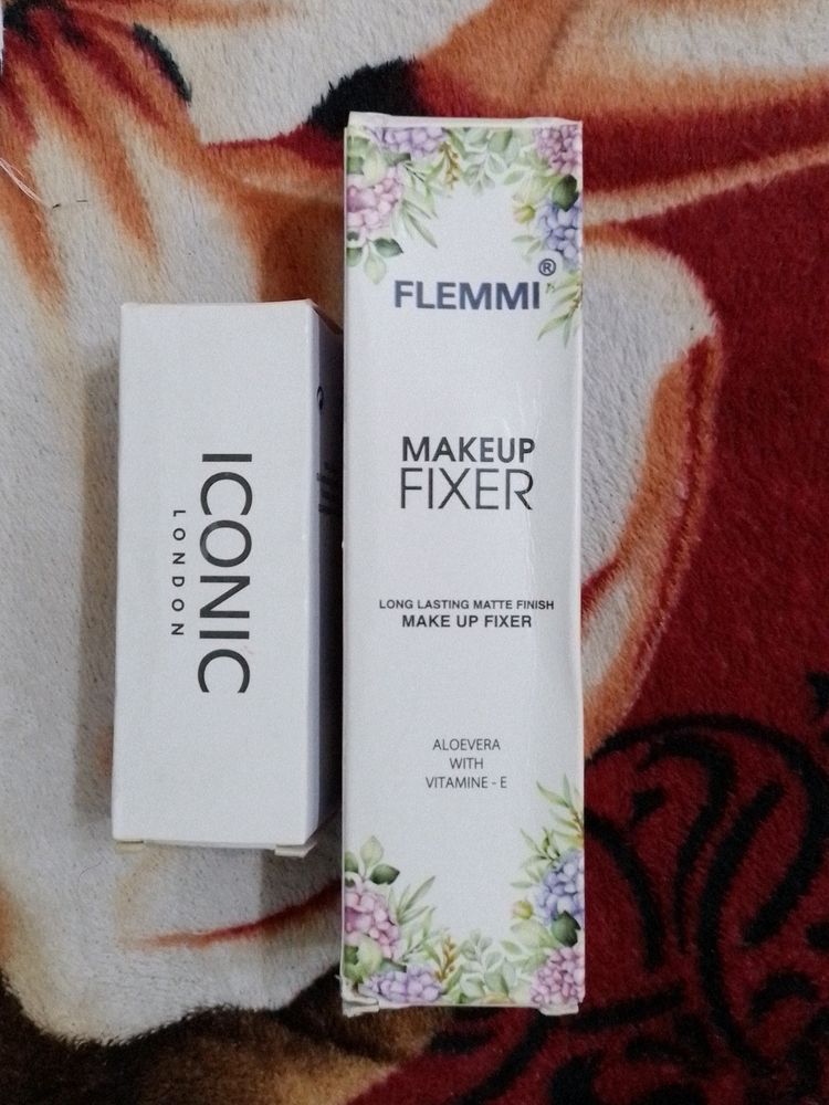 Combo Of Makeup Fixer And Highlighter