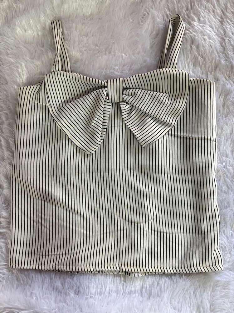 Striped Bow Cami