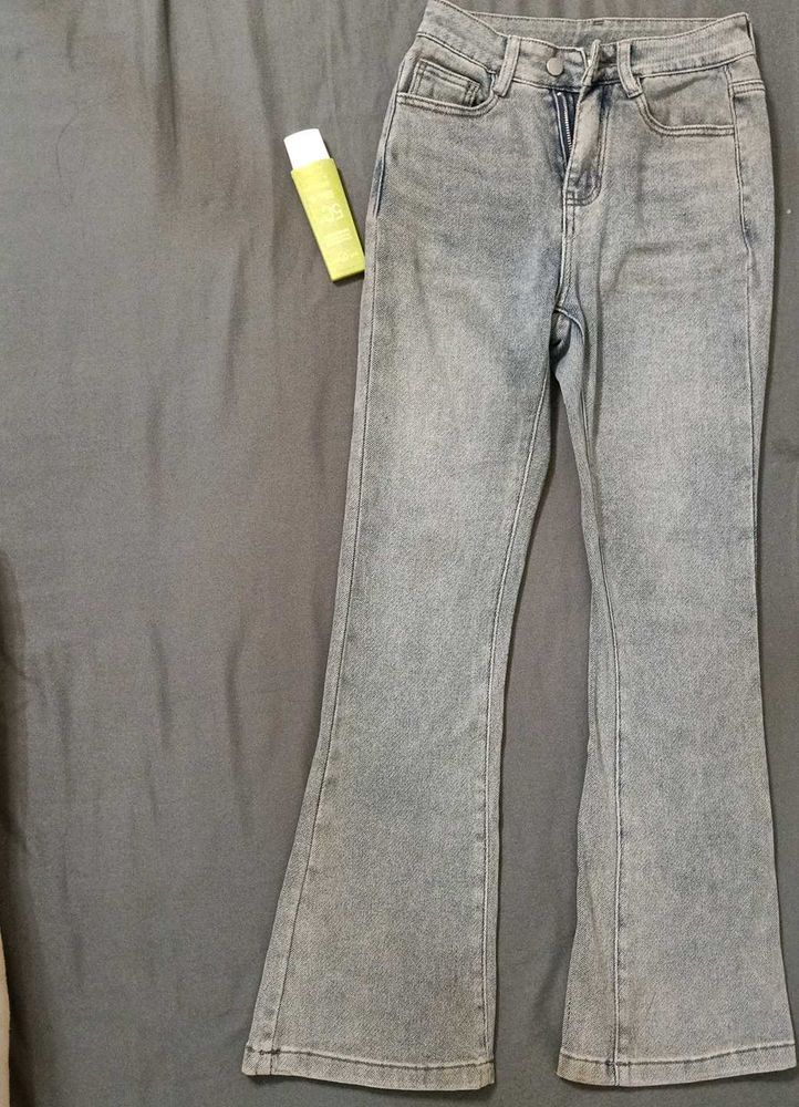 Flared Denim Jeans
