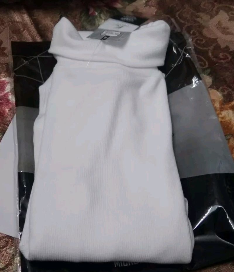 Brand New*** White Turtle Neck Top
