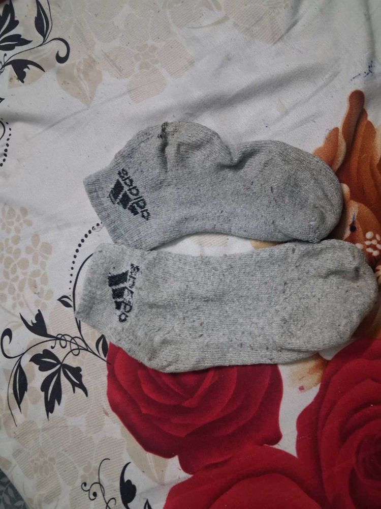 Adidas Grey Socks
