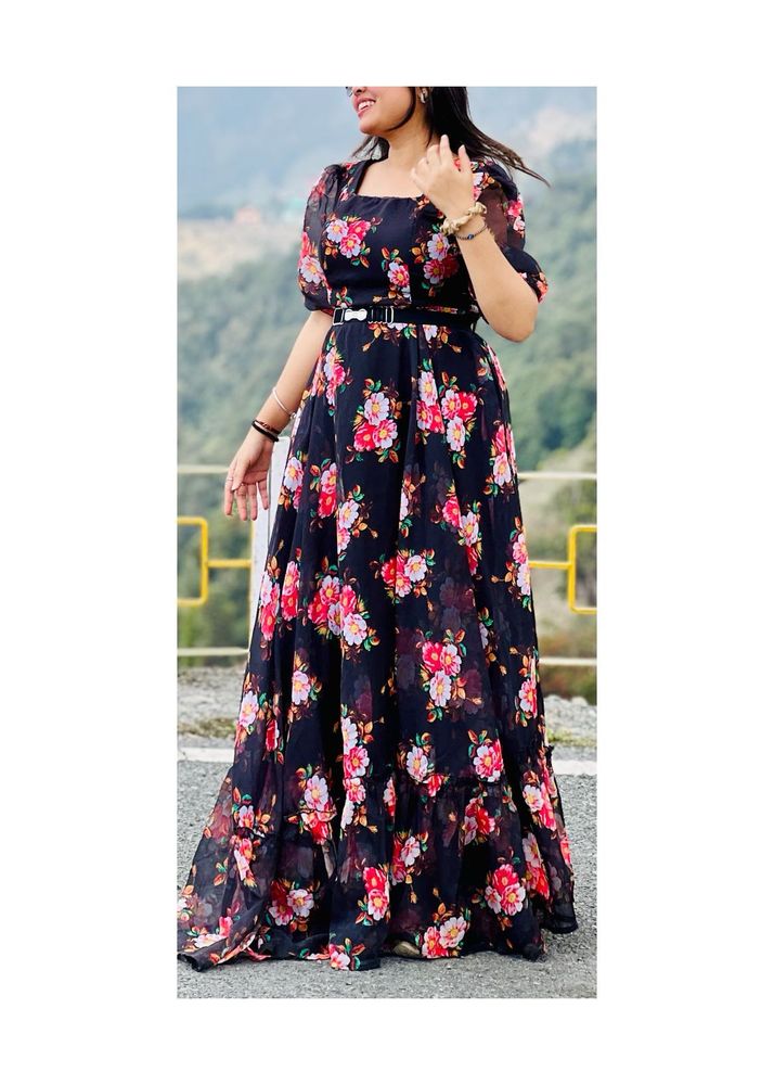 Beautiful Floral Maxi Dress