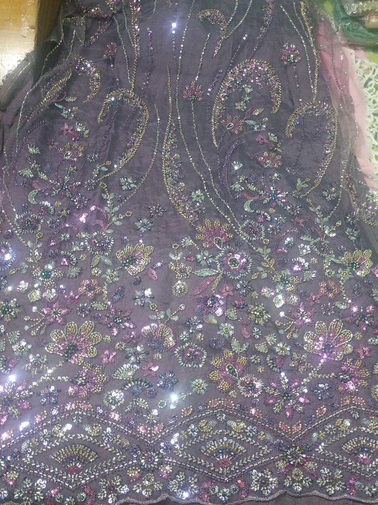 Embellished dress material