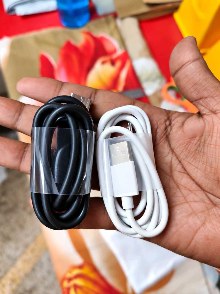 Micro USB Charging Cable - Black &amp; White (Pack of