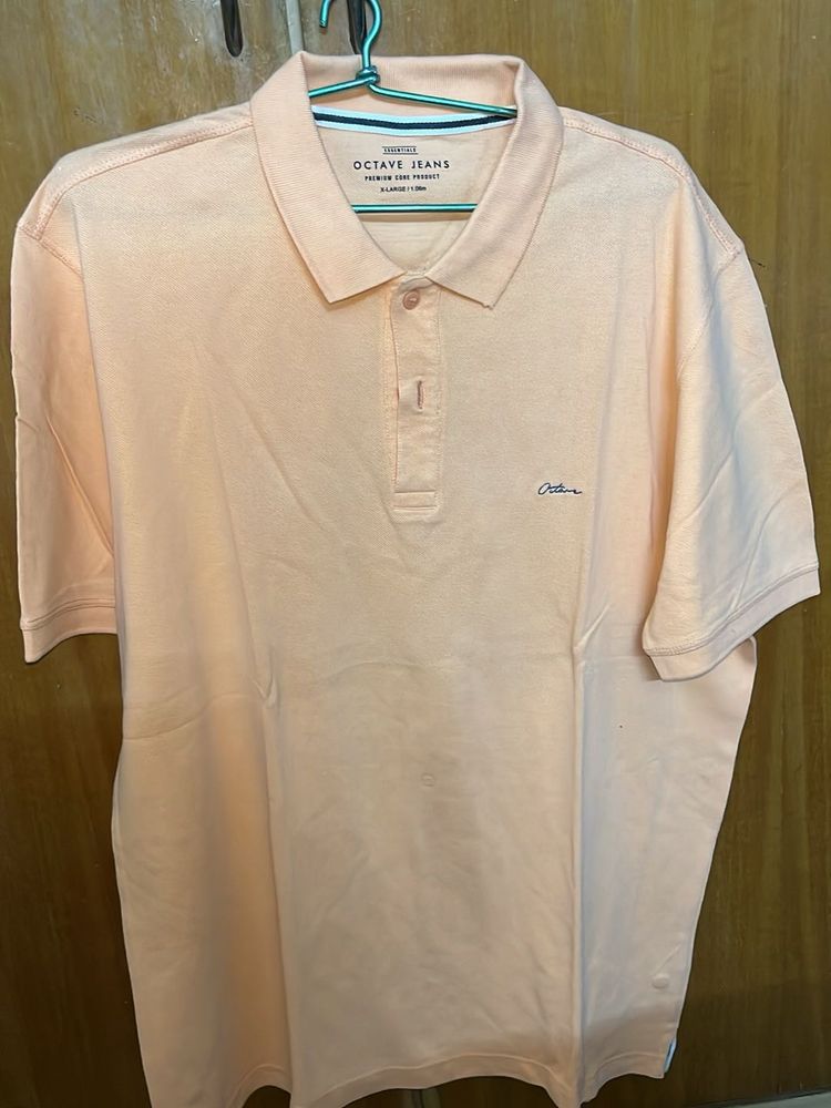 Peach Polo T-Shirt