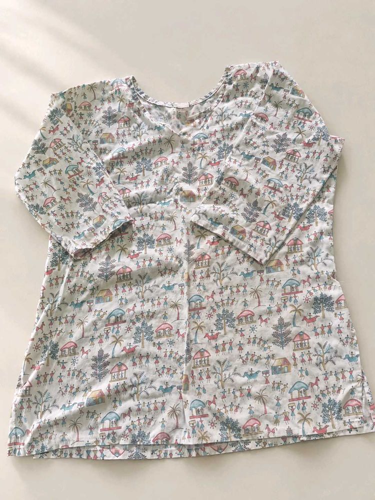 Unique Print Kurta