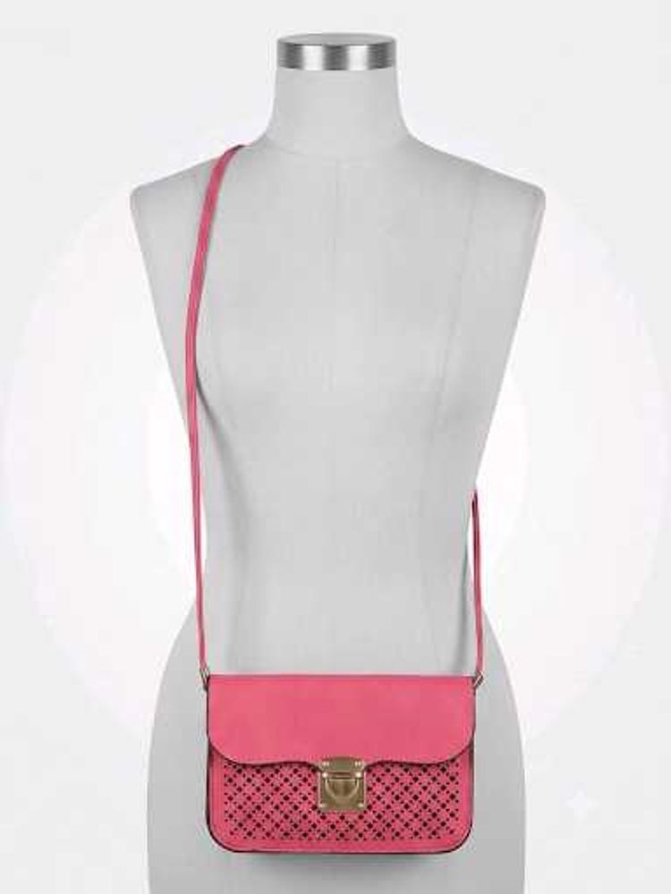 Chic Pink Crossbody Bag