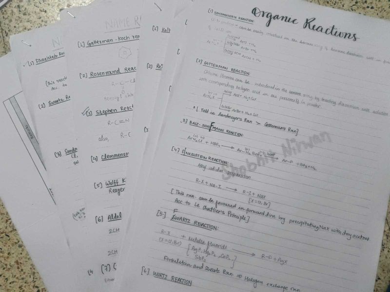 Organic Chemistry Short Notes - CBSE Class XII