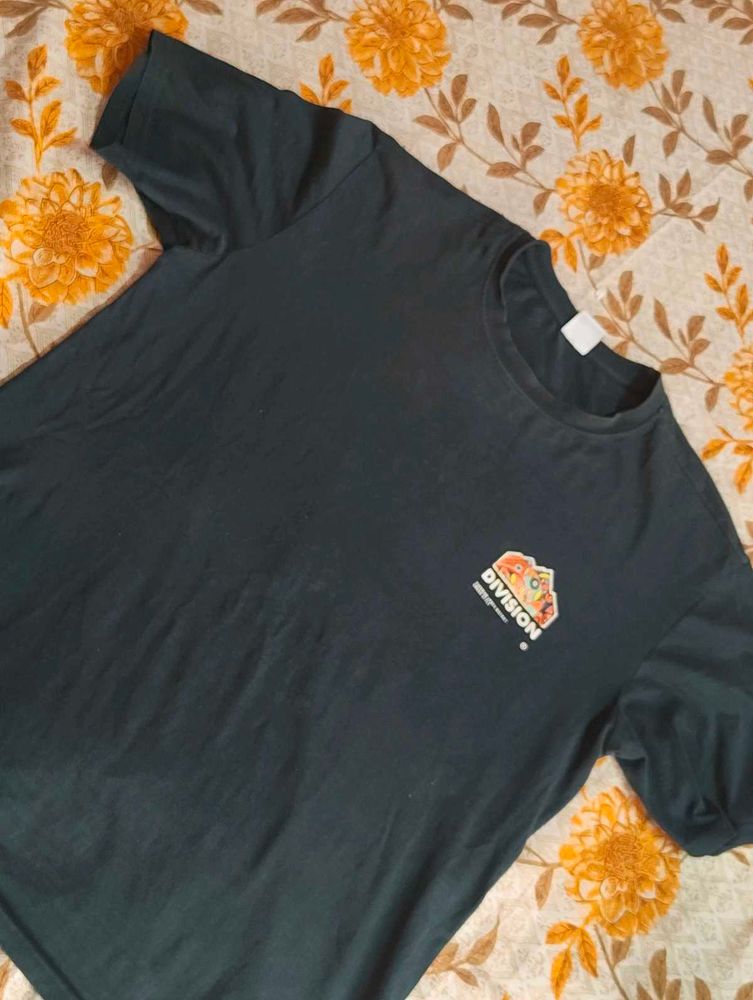 Dark Blue Graphic T-Shirt