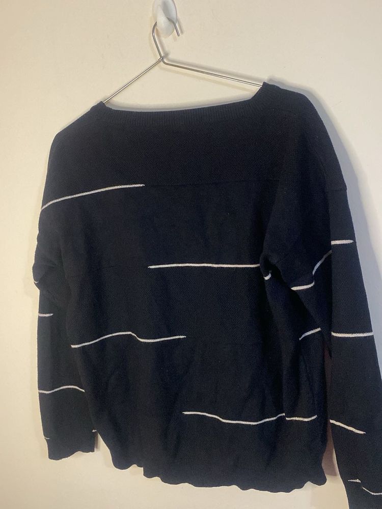 Striped Knit Sweater