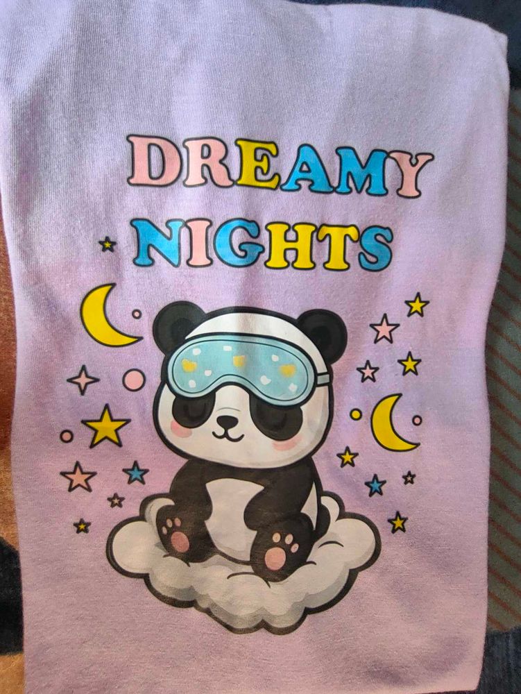 Cute Panda Dreamy Nights Pajama Top