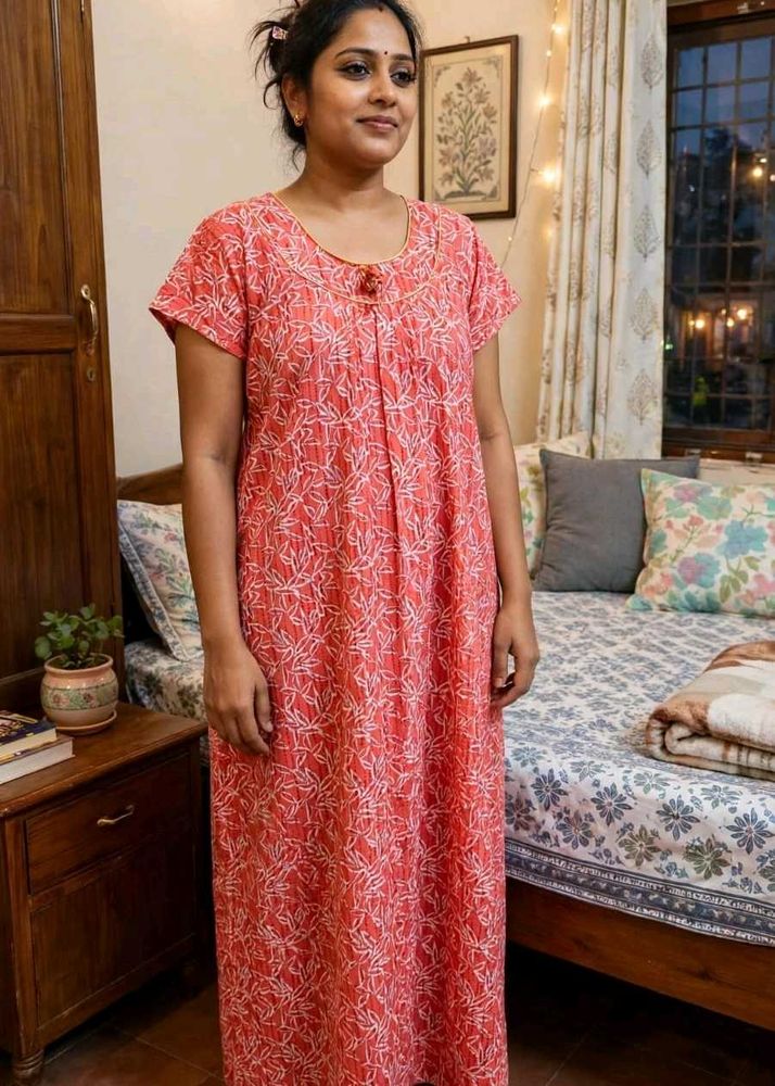 Comfortable Printed Nightgown