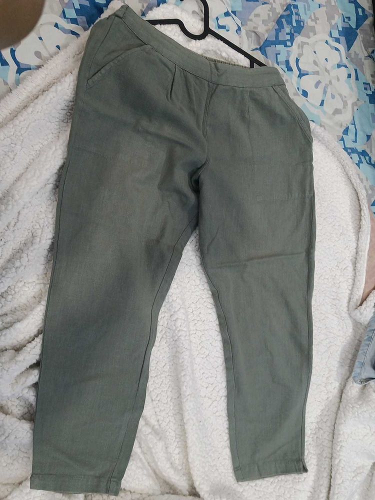 grey Casual Pants